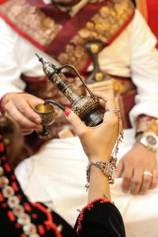 قهوة يمنية بلمسة تراثية