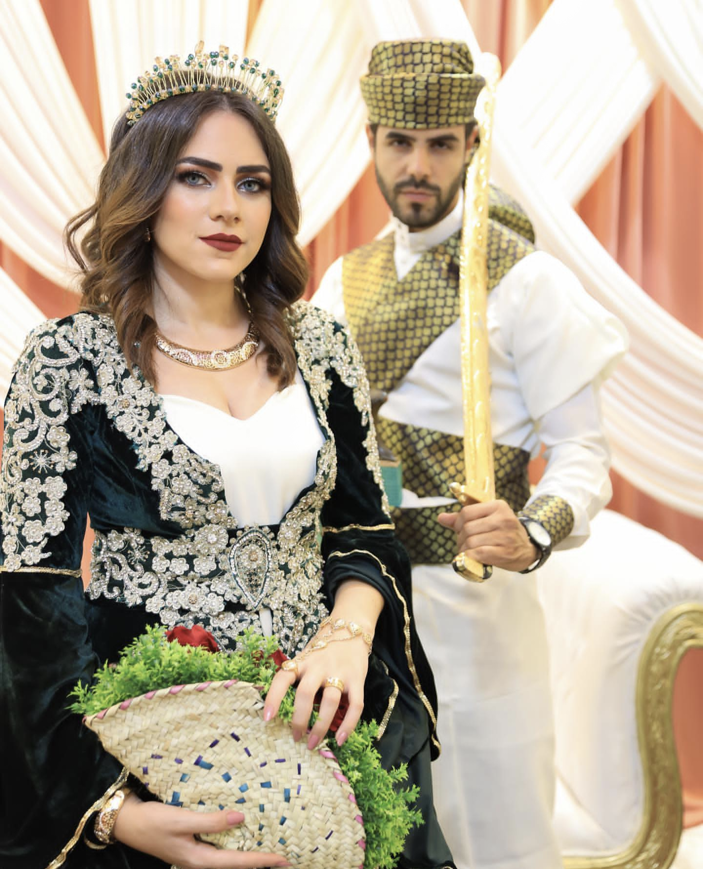 عرس يمني بفخامة الأخضر والفضة